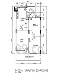 Blk 263 Yishun Street 22 (Yishun), HDB 3 Rooms #613904571